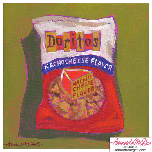 Art Print: "Retro Nachos"