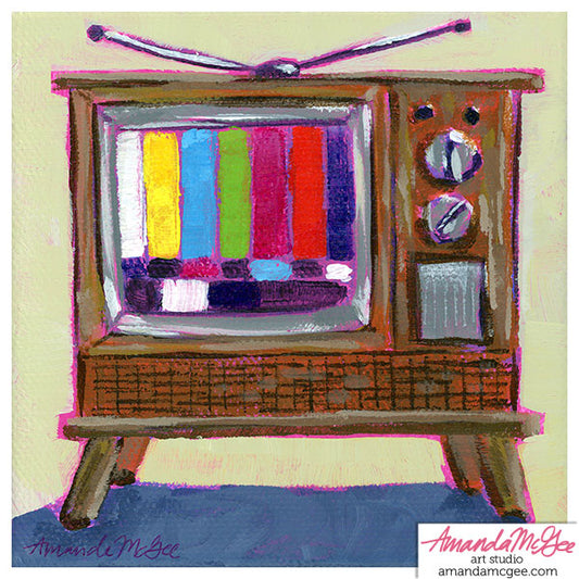 Art Print: "Retro TV"