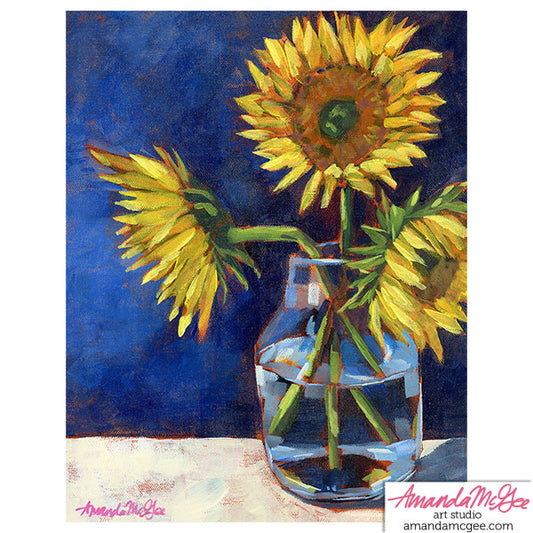 Art Print: "September Sunflowers"