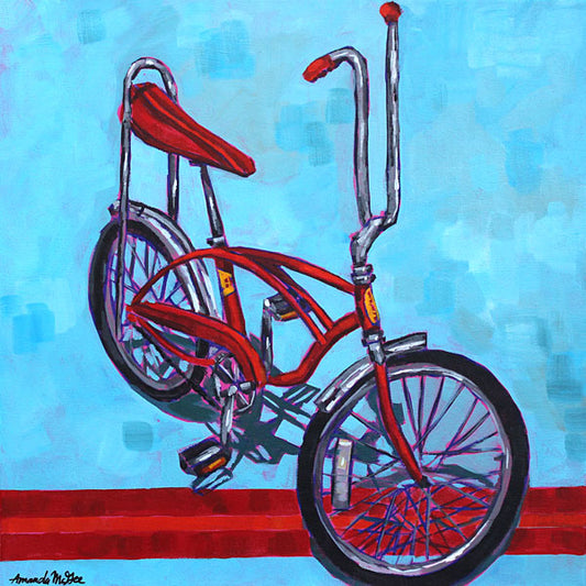 Art Print: "Sidewalk Stunt Bike"