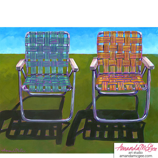 Art Print: "Sit & Linger"
