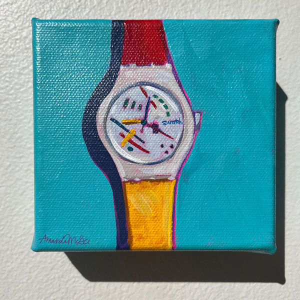 "Swatch Watch" Acrylic Painting