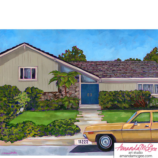 Art Print: "The Brady House"