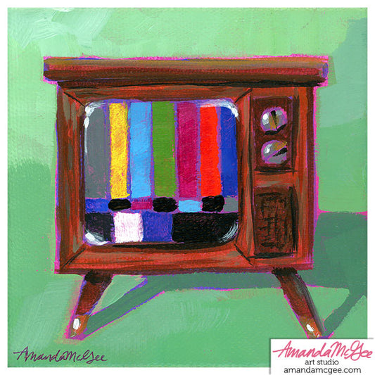 Art Print: "Tiny TV"