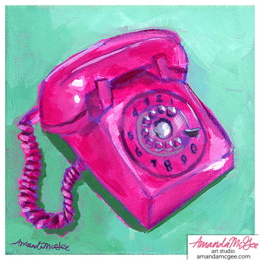 Art Print: "Tiny Telephone"