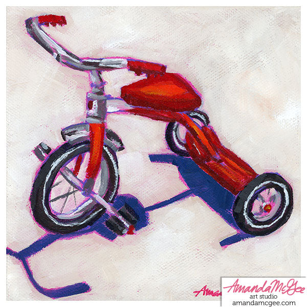 Art Print: "Tiny Tricycle"