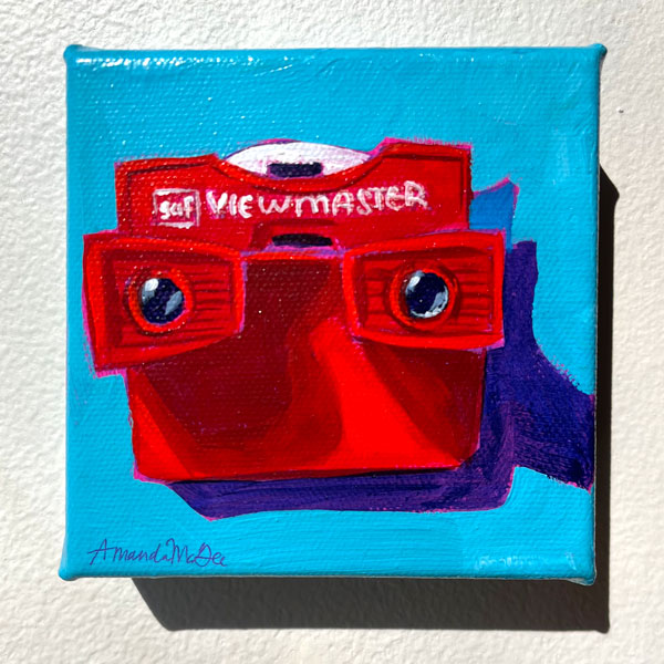 "Viewmaster" Acrylic Painting